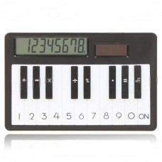 Solar Powered  Mini Piano Type Simple Calculator 5 Colors avli.