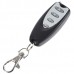 Universal Long Distance Wireless 4 Button Metal Remote Controller with Keychain Key Ring