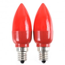 High Power LED Candle Lamp E12 AC100-240V 2X1W Light