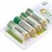 BTY Rechargeable 1.2V 3000mAh Ni-MH AA Battery 4-Packs