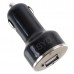 Double USB Car Cigarette Powered Charger adapter for P1000 Ipad - Black (DC12~24V)