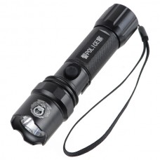 Power Style LED 180 Lumen Rechargeable Flashlight Torch w/ Charger