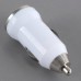 Mini Bullet USB Car Charger for MP3 MP4 Music Player White