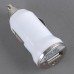 Mini Bullet USB Car Charger for MP3 MP4 Music Player White