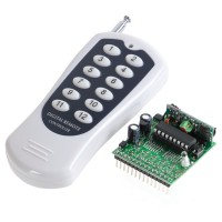 12CH Wall Light/Lamp Wireless RF Radio Remote Control & Receiver 5V