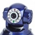 H.264 300KP Wireless IP Camera IR Night Vision WiFi WLAN Blue