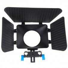 DSLR Matte Box for 15mm Rail Rod Support follow focus System D90 5D 60D 600D