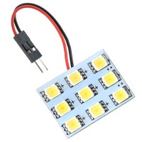 Car Interior Roof Reading Light Bulb 5252 SMD 9-LED White