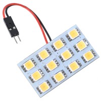 Car Interior Roof Reading Light Bulb 5252 SMD 12-LED White