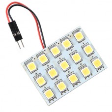 Car Interior Roof Reading Light Bulb 5252 SMD 15-LED White