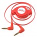 3.5mm Retractable Stereo Audio Extension Cable Male to Male 65cm Red