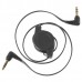 3.5mm Retractable Stereo Audio Extension Cable Male to Male 65cm Black