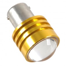 1W Car Turning Signal Light LED Bulb Lamp w/ Convex Lens Yellow