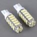 T10 68 LED Vehicle Car Signal Bulb 3020 SMD White Light Lamp DC12V  2pcs