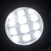 Car Turning Signal Light 3528 12-LED Bulb Lamp w/ Convex Lens White