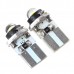 T10 Vehicle Car Signal Bulb 1W High Power LED 12V White Light 2pcs