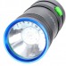 Mini Rechargeable Dual Lens 3W LED White + Blue Light Fish Attractor Flashlight with Tripod