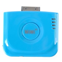 MiMi Angel External Power Charger w/ Stand for iPhone & iPod blue