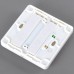 2-Way Wireless Remote Control Wall Plate Light Switch 2CH