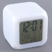 Fashion Glowing LED 7 Color Change Digital Alarm Clock