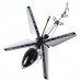 Apple iPhone iPod iPad IR Controlled 3CH R/C I-Helicopter with Gyroscope Silver Black 170