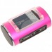 PN-27 Mini Portable USB Rechargeable MP3 Player Speaker FM TF Slot Rose Red