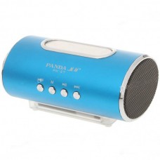 PN-27 Mini Portable USB Rechargeable MP3 Player Speaker FM TF Slot Blue