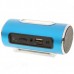 PN-27 Mini Portable USB Rechargeable MP3 Player Speaker FM TF Slot Blue