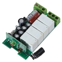 4CH RF Wireless Relay Remote Control Controller Module 315MHz 12V K4AC-X