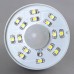 E27 LED PIR Occupancy Motion Sensor Light Bulb 3W White