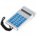 Mini Portable Electronic Calculator with Neck Chain