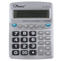 12-digits Desktop Electronic Calculator Big Button KK-1048-12