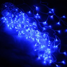 50x50/60/70cm Blue 200-LED String Light for Christmas Holiday Party 220V
