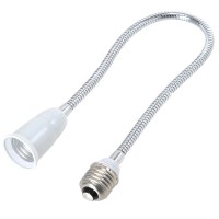 E27 to E27 Flexible Lamp Bulb Holder Socket Adapter Converter 50cm