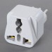 AC Power Plug Adapter Socket US EU 10A/16A 250V (2-Pack)