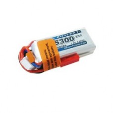 Dualsky XP03002ES 7.4V 300mAh 2S1P 25C Lithium Battery