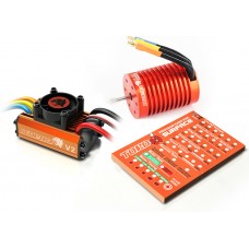 Leopard V2 60A ESC Combo + 12T Motor(3300KV/P2) + Program Card