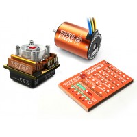 SKYRC Toro10 C120 120A ESC Combo+Toro 4300KV/4P Brushless Motor w/ Programming Card for 1/10 Scale Car