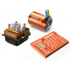 SKYRC Toro10 C60 60A ESC Combo+Toro 4300KV/4P Brushless Motor w/ Programming Card for 1/10 Scale Car