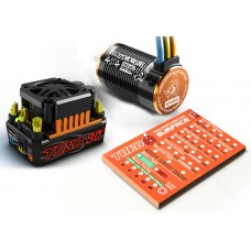 SkyRc Toro Short Course 120A ESC Combo + 4600KV/4P Brushless Motor + Programming Card for 1/10 Scale Car