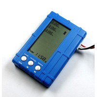 RC Model 3in1 2-6S Max 5W Lipo Li-Po Battery LCD Balancer Display-Blue