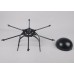 MK700 Carbon Fiber Hexacopter Aircraft Frame Kit with Canopy & Landing Skid