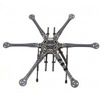 S800 FPV HexaCopter Multirotor Arcraft w/ Carbon Fiber Landing Skid DJI Compatible