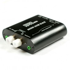 MUSE Mini 24Bit 192Khz Coaxial Optical USB Input DAC Headphone Out Black