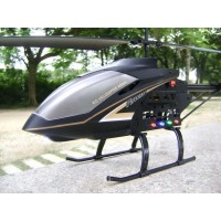 S688 2.4G 3.5 Channel Gyroscope Helicopter with Transmitter-Black(Standard Package)