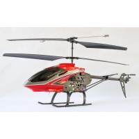 S688 2.4G 3.5 Channel Gyroscope Helicopter with LCD Display Transmitter-Red