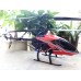 S688 2.4G 3.5 Channel Gyroscope Helicopter with LCD Display Transmitter-Red