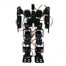 17DOF Biped Robotic Educational Robot Kit Servo Bracket Ball Bearing Black