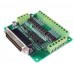 6 Axis CNC DB25 Breakout Board Adapter MACH3 KCAM4 EMC2