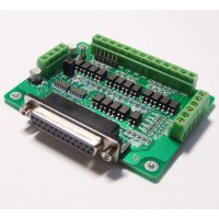 CNC DB25 Breakout Board Adapter MACH3 KCAM4 EMC2 6 Axis